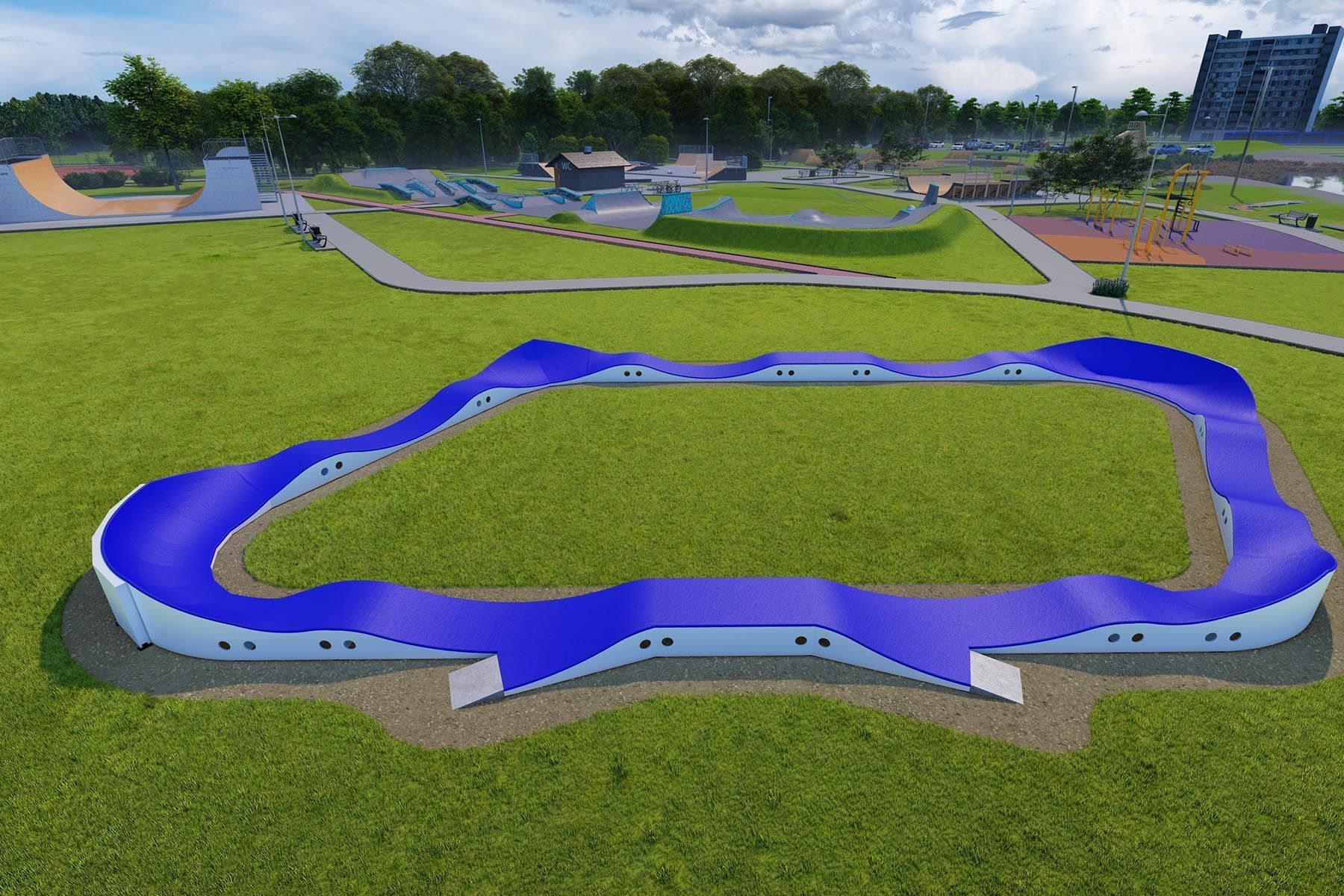 Pumptrack Casino Square PC2BEPE – foto 3