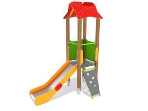 Turn cu tobogan pentru loc de joacă - BGL-00801