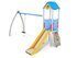Turn cu tobogan și leagăn pentru loc de joacă - BGL-1123 miniatura 1