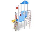 Turn cu tobogan și structură de frânghii pentru loc de joacă - BGL-1137 imagine 4