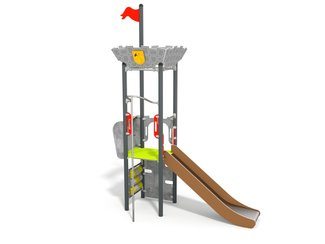 Turn cu tobogan castel pentru loc de joacă - BGL-1160 imagine principala
