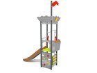 Turn cu tobogan castel pentru loc de joacă - BGL-1160 imagine 2