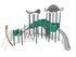 Vapor din materiale reciclate set cu două turnuri pentru loc de joacă - BGL-1213 RECYCLED miniatura 1
