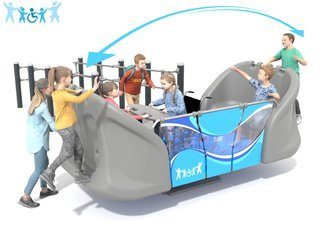 Leagăn integrativ pentru copii în scaune cu rotile incluziv - BGL-1231 imagine principala