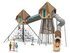 Turnuri duble cu tobogane și structură de frânghii - BGL-1432 miniatura 1