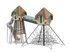 Turnuri duble cu tobogane și structură de frânghii - BGL-1432 miniatura 2