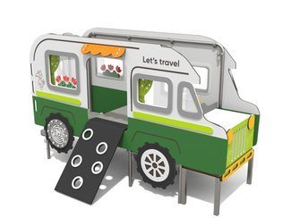 Căsuță în formă de castel pentru loc de joacă - BGL-2028 imagine principala