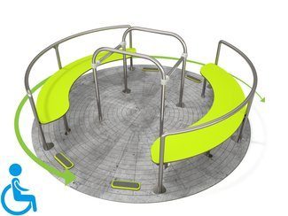 Carusel pentru copii în scaune cu rotile pentru loc de joacă - BGL-4067 imagine principala