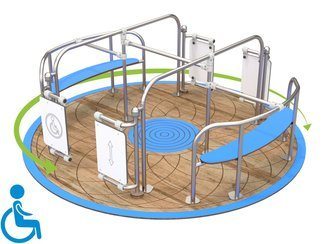 Carusel pentru copii în scaune cu rotile pentru loc de joacă - BGL-4078 imagine principala