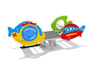 Balansoar pe arc elicopter avion pentru loc de joacă - BGL-5023