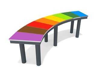 Bancă pentru loc de joacă și parc - BGL-6032 imagine principala