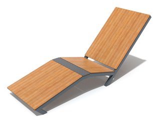 Șezlong urban simplu - BGL-6045 imagine principala