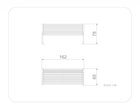 Bancă modernă cu spătar pentru loc de joacă și parc - BGL-6090 imagine 6