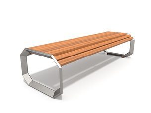 Bancă modernă pentru loc de joacă și parc - BGL-6091