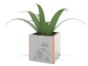 Jardinieră urbană din tablă perforată - BGL-6106