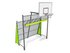 Poartă de fotbal cu coș de baschet pentru loc de joacă - BGL-6410 miniatura 1