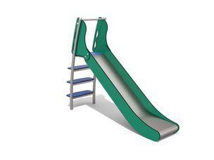 Tobogan din materiale reciclate pentru loc de joacă - BGL-7013 RECYCLED