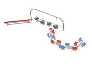 Cursă cu obstacole pentru loc de joacă - BGL-7024