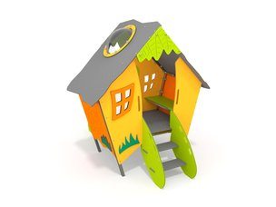 Căsuță cu tobogan pentru loc de joacă - BGL-7030