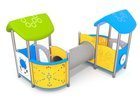Set cu două turnuri cu tunel pentru loc de joacă - BGL-7118 imagine 2