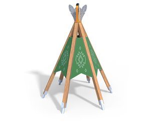 Tipi căsuță indiană pentru loc de joacă - BGL-80-1-21IX21-1F imagine principala
