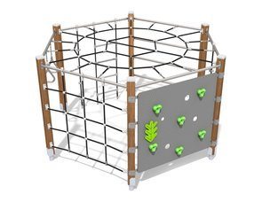 Structură de cățărare tip junglă pentru loc de joacă - BGL-8028