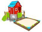Căsuță cu groapă de nisip pentru loc de joacă - BGL-8079 imagine 6