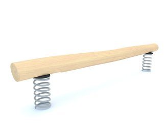 Bârnă de echilibru din salcâm pentru loc de joacă - BGL-8106 imagine principala