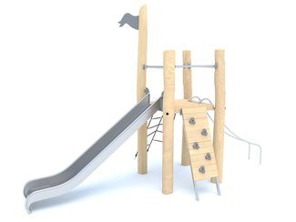 Tobogan din salcâm pentru loc de joacă - BGL-8126 imagine principala