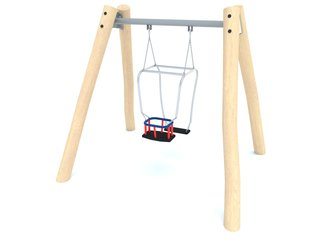 Leagăn mamă copil din salcâm pentru loc de joacă - BGL-8132 imagine principala