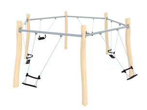 Leagăn din salcâm pentru loc de joacă - BGL-8136