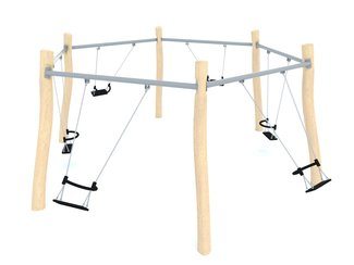 Leagăn din salcâm pentru loc de joacă - BGL-8136 imagine principala