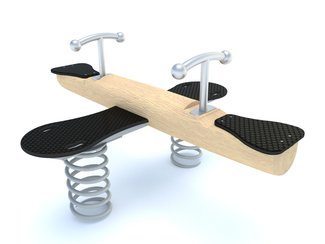 Leagăn balansoar pe arc din salcâm pentru loc de joacă - BGL-8141 imagine principala