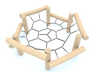 Structură de frânghii din salcâm pentru loc de joacă - BGL-8153 imagine principala