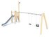 Tobogan cu leagăn din salcâm pentru loc de joacă - BGL-8167 miniatura 1