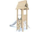 Căsuță cu tobogan din salcâm pentru loc de joacă - BGL-8172 imagine 4