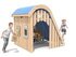 Șerif - căsuță pentru loc de joacă din salcâm - BGL-8456 miniatura 1