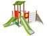 Turn cu structură de frânghii și tobogan pentru loc de joacă - BGL-8910 miniatura 1