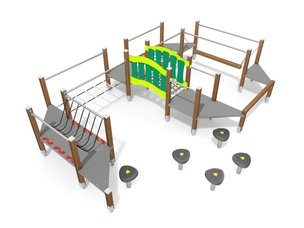 Cursă cu obstacole pentru loc de joacă - BGL-8914