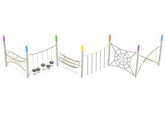 Structură de frânghii pentru loc de joacă - BGL-9074 imagine principala