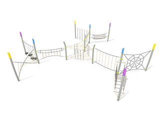 Structură mare de frânghii pentru loc de joacă - BGL-9081 imagine principala
