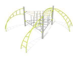 Structură de frânghii piramidă de cățărare pentru loc de joacă - BGL-9125