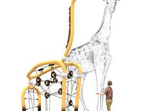 Structură de frânghii Girafă pentru loc de joacă - BGL-9308