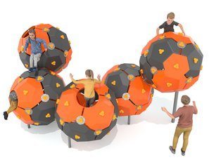 Set de cinci sfere de cățărare pentru loc de joacă deschis - BGL-9511