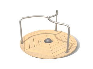 Carusel din salcâm pentru loc de joacă - BGL-8142