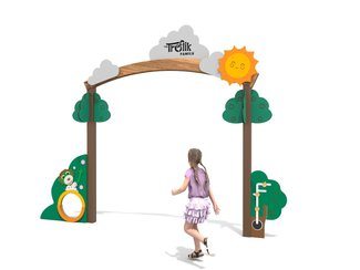 Poartă de intrare pentru locul de joacă Treflik - BGL-T1001 imagine principala