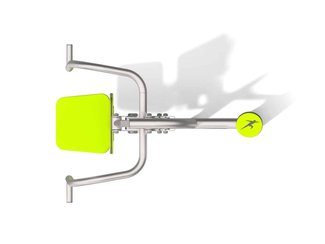 Împins din așezat fitness pentru exterior - BGL-7813 inox imagine principala