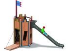 Echipament de joaca “Turn Fort” cu tobogan
