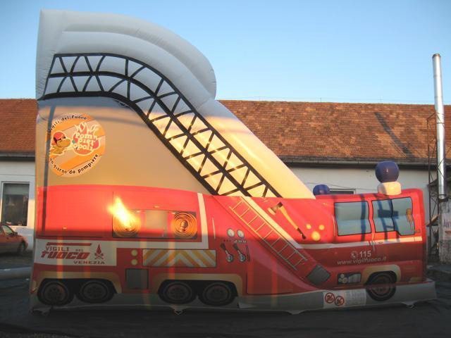 Tobogan gonflabil Masina de Pompieri LKAQ239816 4