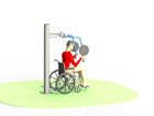 Echipament fitness pentru persoane cu dizabilitati LKFMS6968